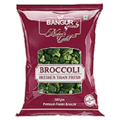 100% Pure A Grade Frozen Broccoli Packaging Size 500 gm with 12 Months Shelf Life