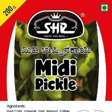 Full Mango Flavour Organic Pickle Without Added Artificial Color Weight: 200 Grams (G)