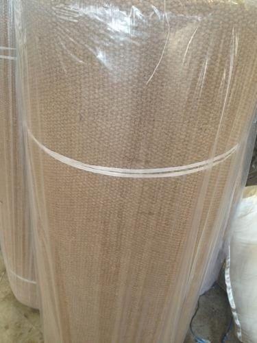 Reinforced With E Glass Filament Brown Vermiculite Coated Ceramic Cloth Roll Plain