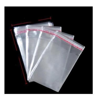 Tear And Puncture Resistant Plain Pattern Transparent Bopp Bags For Shopping