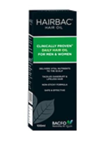 Hairbac Hair Oil With Neel Patra, Bhringraj, Brahmi, Amla And Jatamansi Extract Volume: 100 Milliliter (Ml)