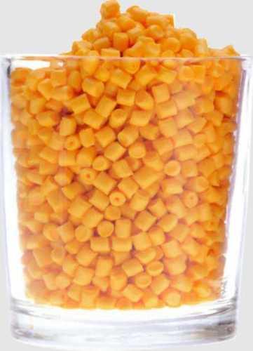 Bulk Supply Uniform Shape Raw Orange Masterbatch Granules