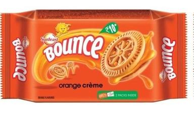 Crispy And Crunchy Sunfeast Bounce Tangy Cream Orange Biscuits Fat Content (%): 10 Percentage ( % )