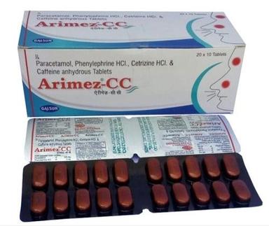 Cetrizine Hcl And Caffeine Anhydrous Arimez Cc Tablets Medicine Raw Materials