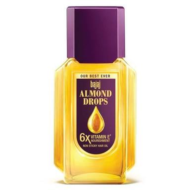 Bajaj Almond Drops 6X Vitamin E Nourishment Non Sticky Hair Oil Length: 7.5 X 3.5 X 18  Centimeter (Cm)