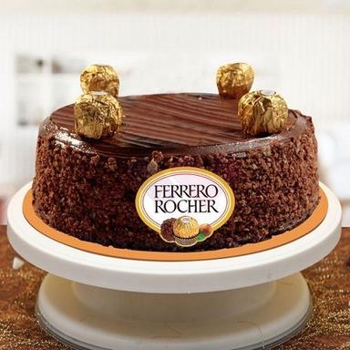 Tasty And Delicious Tempting Ferrero Rocher Chocolate Cake Fat Contains (%): 10 Grams (G)