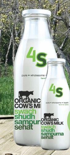 कैल्शियम से भरपूर सफेद 100% ताज़ा प्राकृतिक शुद्ध ऑर्गेनिक गाय का दूध