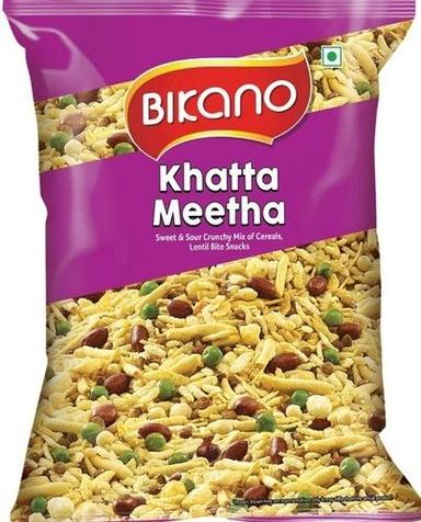 Sweet And Sour Crunchy Bikano Khatta Meetha Namkeen Pack Size 1 Kg Fat: 10 Grams (G)