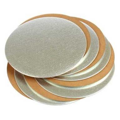 Food Grade Safe Disposable Silver Round Shape Cake Base Virgin Paper Boards