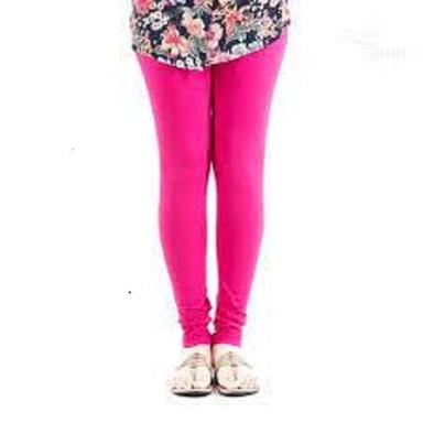 Indian Pink Excellent Grip And Elastic Waistband Cotton And Lycra Women Leggings