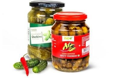 Home Made Delicious Taste Gherkins Cornichon Cucumber Spicy Pickled