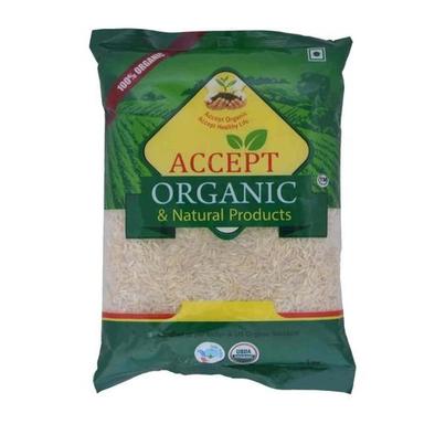 White Medium Grain, Unpolished 1005 Organic 1 Kg Sona Masoori Rice