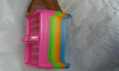 Rectangular Multicolor Beautiful Shape Double Layer Plastic Soap Dish Case Holder Bathroom Accessory