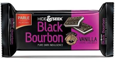 Parle Hide And Seek Black Bourbon Sandwich Biscuit - Vanilla, 100G Pouch Fat Content (%): 19.50G Grams (G)
