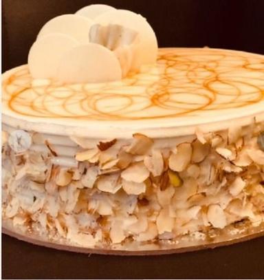 Delicious And Nutritious Honey Flavor Almond Birthday Cake For Celebration Additional Ingredient: Maida