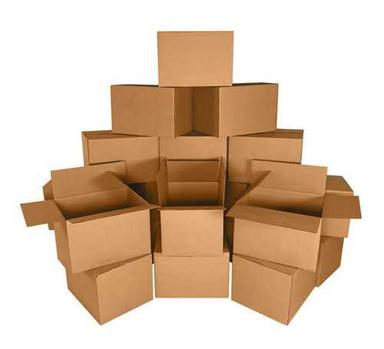 Fine Brown Plain Lightweight Corrugated Box For Shipping And Packaging