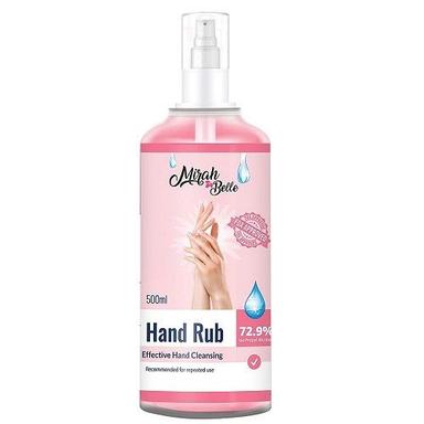 White Rose Flavour Hand Rub Sanitizer Spray (500 Ml) - Buy 2, Get 5 Masks- Fda Approved (72.9% Alcohol) - Best For Men, Women