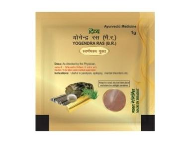 Contains Gold Silver And Copper Ingredients Ayurvedic Yogendra Ras (1Gm) Age Group: Suitable For All Ages
