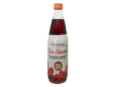 Healthy And Nutritious Mouthwatering Taste Patanjali Sugar Free Rose Sharbat (750 Ml) Direction: Shop