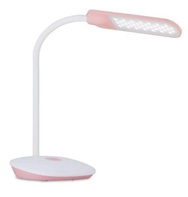 Pink With White Sleek Design And Energy Efficient Marble Led Table Lamp