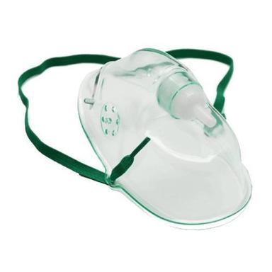 Plastic White Color Stylish And Comfortable Oxygen Face Mask For Medical Use 