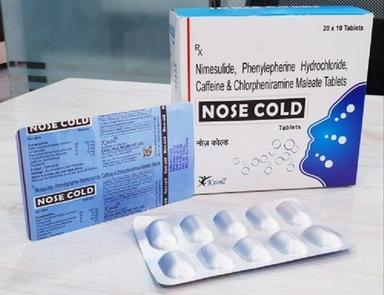 Nose Cold Nimesulide Phenylephrine Hcl Caffeine Tablets Generic Drugs