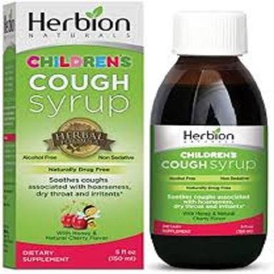 Herbion Naturals Children Ayurvedic Cough Syrup With Natural Honey And Cherry Flavor Health Supplements