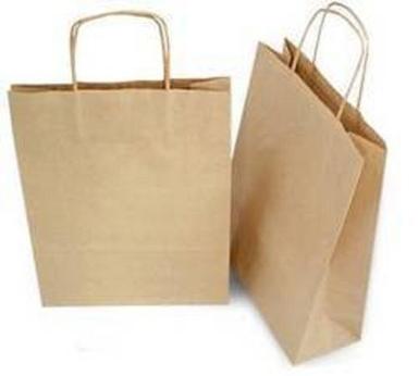 Brown 100% Nature Friendly Customized Kraft Paper Bags For Shopping And Promtion