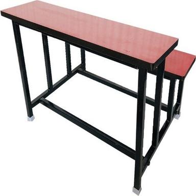 Fine Finish Brown Color Wooden Bench For School, And Coaching Classes Design: Board