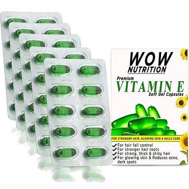 Wow Nutrition Vitamin E 400 Capsule For Glowing Face, Hair, Pimple, Skin And Nail Care Health Supplements