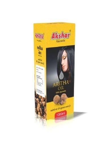White 100% Natural And Ayurvedic Aritha Hair Oil