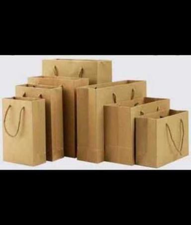 For Gift Packaging And Shopping Brown Plain Paper Bags Available In Various Sizes  Size: As Per Customer Requirement