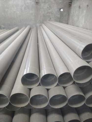Grey Premium Quality Round Shape Pvc Plastic Pipes For Commercial And Industrial