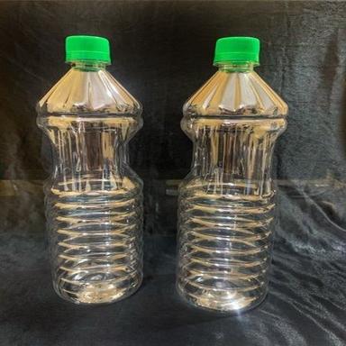 Plastic  High Density Transparent And Durable Drinking Water Bottle With Air Tight Green Lid, Light Weight