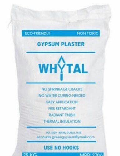 Minerals Eco Friendly And Non Toxic Whitely Gypsum Plaster