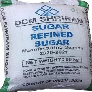 Dcm Shriram White Refined Crystal Sugar Without Any Preservatives, 50 Kg Solid