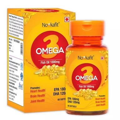 Novkafit Omega-3 Fish Oil Softgel Capsules For Heart, Brain And Joint Care Efficacy: Promote Nutrition