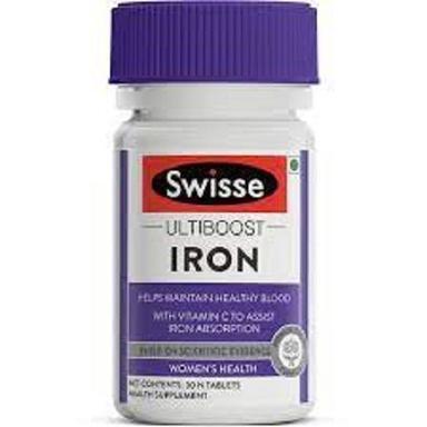 Swisse Ultiboost Iron Supplement With Vitamin C, Vitamin B6 And Vitamin B12 (30 Tablets) Dosage Form: Capsule