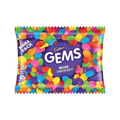 Exotic Flavor Highly Nutritious And Tasty Cadbury Gems Chocolate, 18.96G Weight Fat Contains (%): 7 Grams (G)