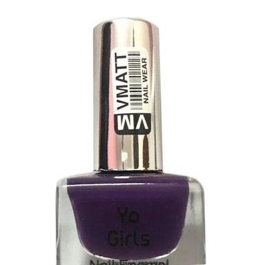 Perfect Finish And Skin Friendly Vibrant Light Weight Purple Matte Liquid Nail Polish Shelf Life: 8 Months