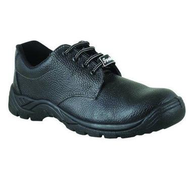 Black Mens Pu Sole Safety Shoes Used In Construction Sites