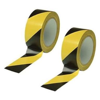 Yellow And Black Color Pvc Marking Tapes With High Adhesive Strength Length: 33 Millimeter (Mm)