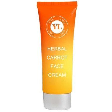Herbal Carrot Face Cream For Unisex Moisturizing With Natural Ingredients Color Code: White