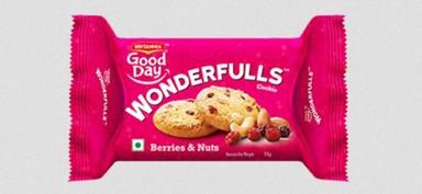 Wonder Fulls Berries And Nuts Crunchy Treat Britannia Good Day Cookies Fat Content (%): 19.50G Grams (G)