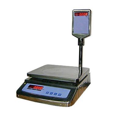 Silver High Accuracy Portable Stainless Steel Commercial Digital Bench Weighing Scale