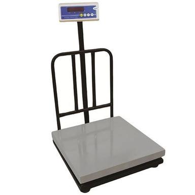 Silver Portable Digital Platform Commercial Weighing Scale With Digital Display