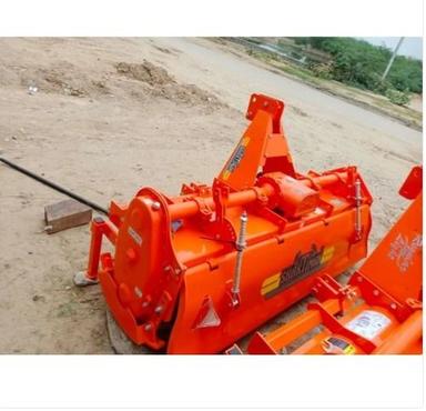 Orange Sturdy Design Color Coated 6 Feet Iron Shaktiman Tractor Rotavator With 54 Blades