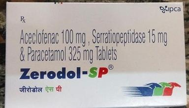 Aceclofenac 100Mg Serratiopeptidase 15Mg Paracetamol 325Mg Tablets Zerodol - Sp General Medicines