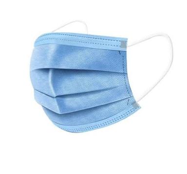 Blue Color 3 Layer Disposable Surgical Face Mask For Hospital And Medical Use Grade: A