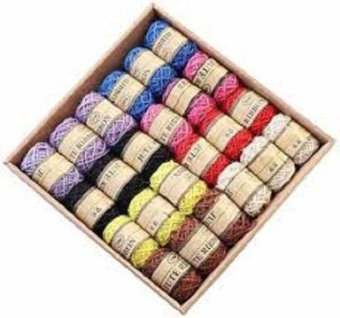 Multi Color Cotton Fabrics Spade Poly Sewing Shine Soft Threads Spool In Multicolor